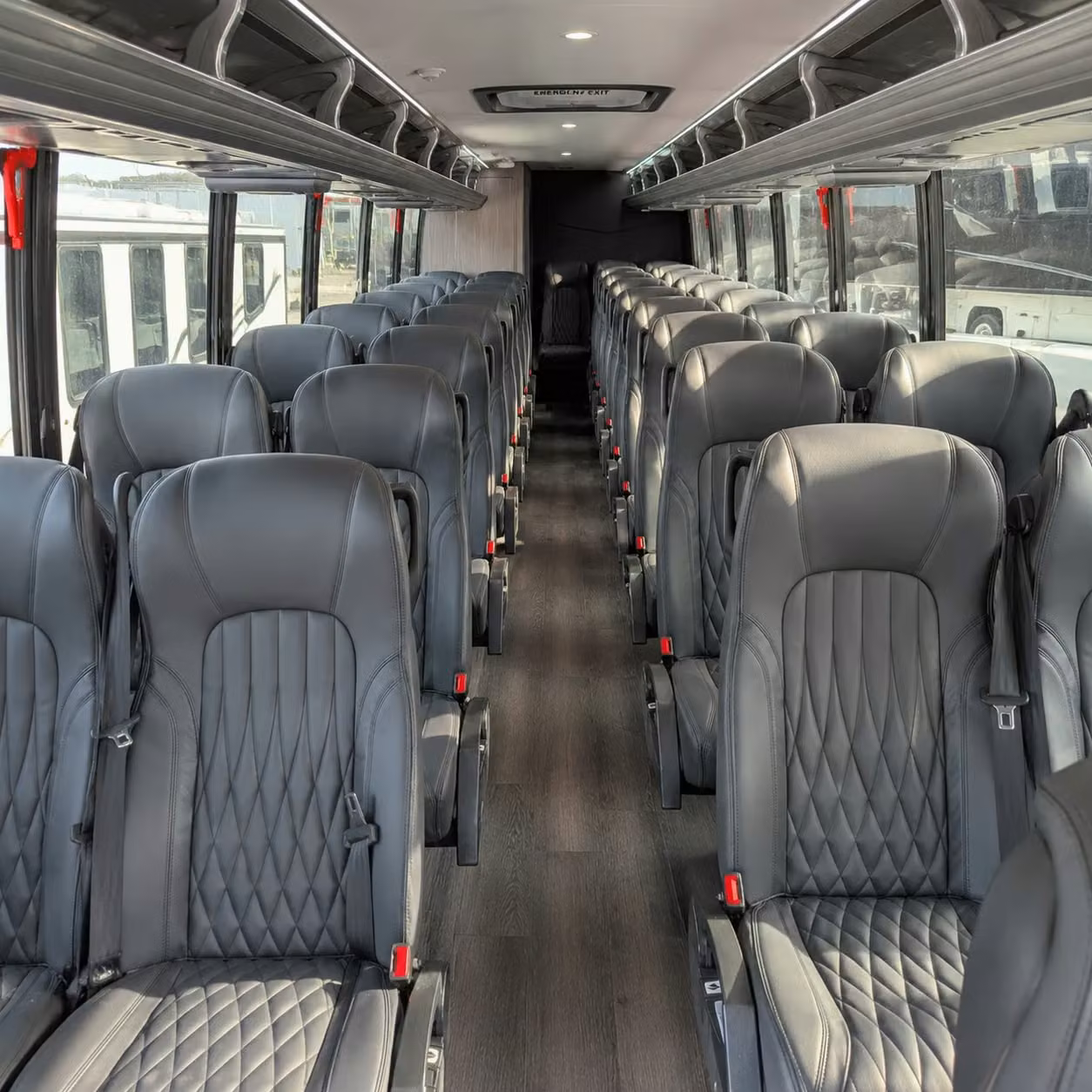 25 passenger minibus inside