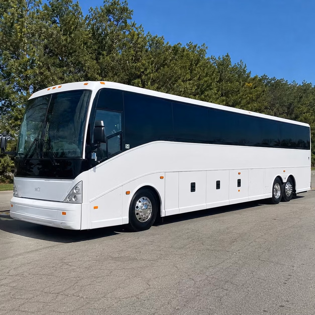 56 passenger charter bus