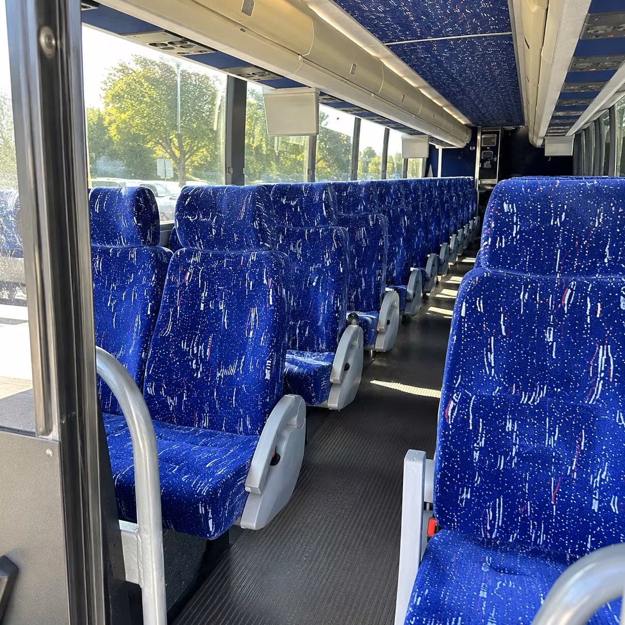 citrus heights charter bus rental interior